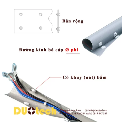 bọc dây điện wb-182; bọc dây điện bản rộng 182mm; vải bọc dây điện wb-182; vải bọc dây điện bản rộng 182mm; vỏ bọc cách điện wb-182; vỏ bọc cách điện bản rộng 182mm; bọc dây điện có khuy bấm wb-182; bọc dây điện có nút bấm 182mm; bọc cáp chống cháy wb-182; bọc cáp bản rộng 182mm;