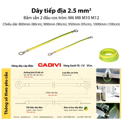 xưởng gia công sản xuất chiều dài theo yêu cầu dây tiếp địa 1x2.5 800mm cadivi đơn cứng cv, đơn mềm vcm màu vàng sọc xanh bấm sẵn 2 đầu coss cốt đồng khuyên vòng tròn ring r sc tl tlk rv rnb cho thang máng cáp, tấm pin solar năng lượng mặt trời, tủ bảng điện lỗ bắt bu lông m4 m5 m6 m8 m10 m12 dây tiếp địa 1X2.5 800mm cadivi; dây tiếp địa 1X2.5 80cm cadivi; dây tiếp đất 1X2.5 800mm cadivi; dây tiếp đất 1X2.5 80cm cadivi; dây xả mass 1X2.5 800mm cadivi; dây xả mass 1X2.5 80cm cadivi; cáp tiếp địa 1X2.5 800mm cadivi; cáp tiếp địa 1X2.5 80cm cadivi; dây tiếp địa 2.5mm2 dài 800mm cadivi; dây tiếp địa 2.5mm2 dài 80cm cadivi;