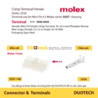 duotech là đại lý nhà cung ứng cấp 1 phân phối ncc ncu npp supplier vendor list đầu nối mini-fit molex 14 pin 5557-14r 5559-14p 39012140 39012145 39012141 39012146 , chân pin terminal 5556t 5558t 39000059 39000038 cho nhà máy sản xuất gia công bộ dây điện wire harness
